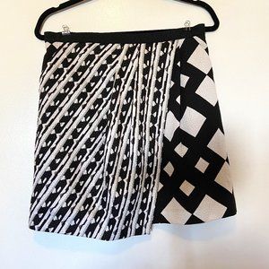 Peter Pilotto Black and White Skirt US 10
